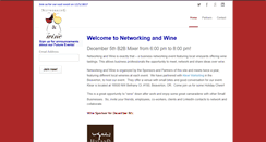 Desktop Screenshot of networkingandwine.com