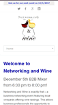 Mobile Screenshot of networkingandwine.com